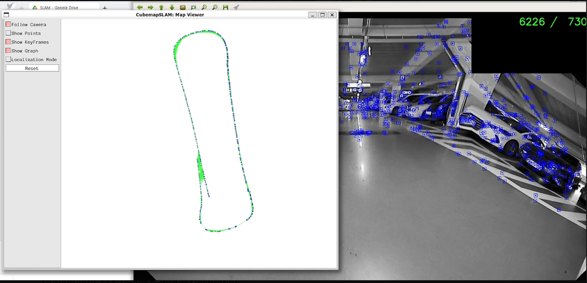 SIFT Descriptor 를 이식한 Cubemap SLAM 성능 평가